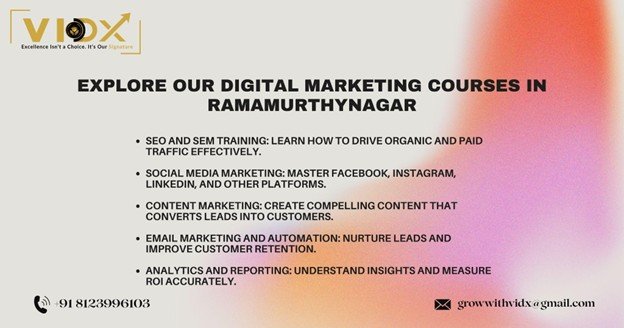 Digital Marketing Courses in Ramamurthynagar